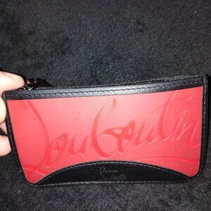 Louboutin card case coin wallet